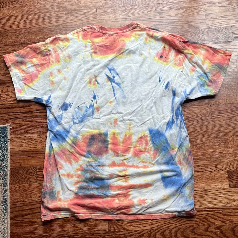 HANES TIE-DIE MEN’S SHORT SLEEVE TEE-SHIRT- SIZE LARGE - Picture 4 of 6